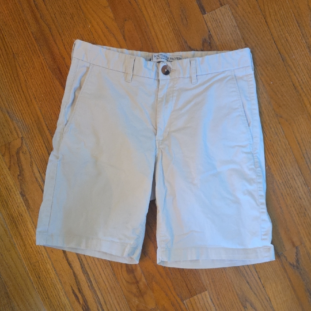 Southern Proper Bluff Short Waist 30 Khaki